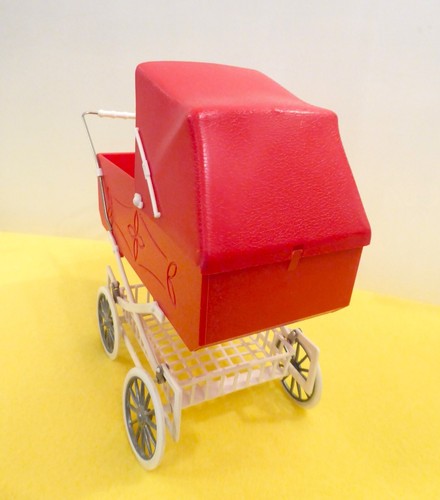 PUPPENWAGEN für die GRÖSSERE PUPPENSTUBE mit BABY PÜPPCHEN - Bild 6 von 11