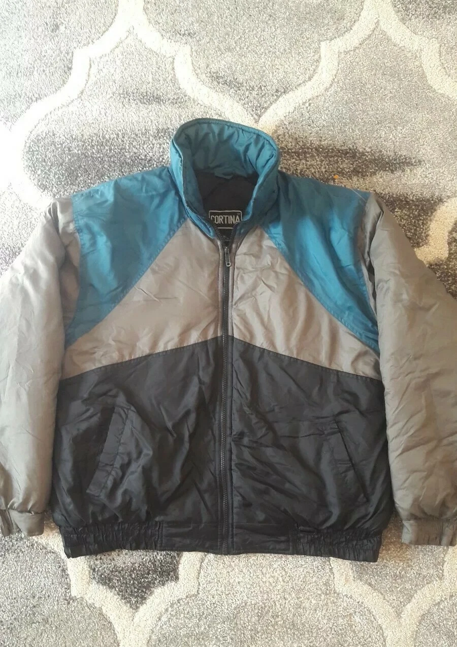 Cortina Men's Water Proof Black, Grey & Green Jacket - Pre-owned - Mens Size: XL