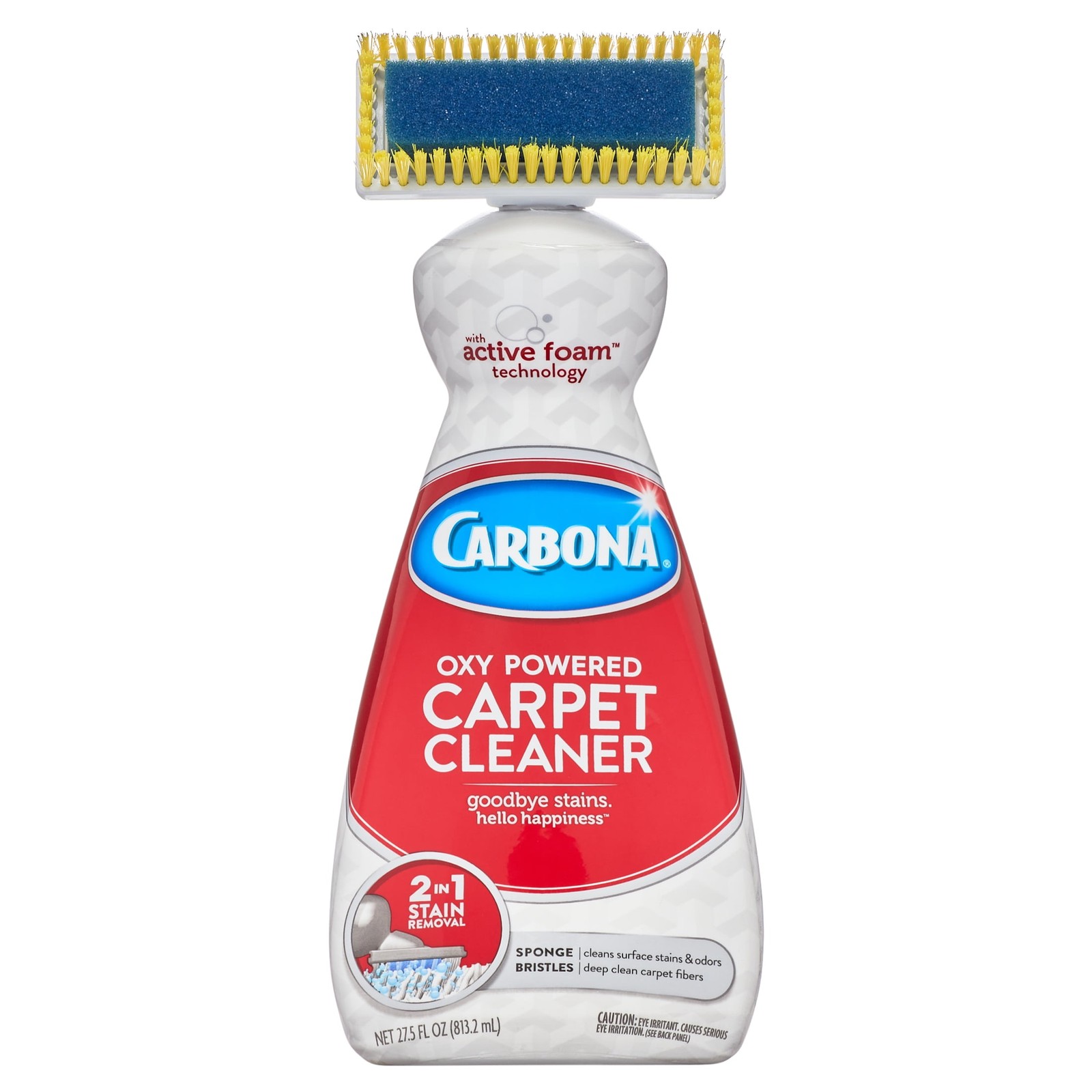 Oxy-Powered Carpet Cleaner with Scrub Brush 27.5oz Formula