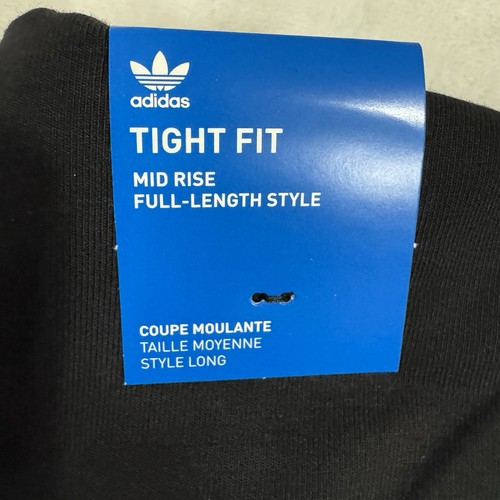 NEW Adidas Originals Cotton 3 Stripes Tights Size 3XL Mid Rise Tight Fit Jersey - Picture 8 of 15