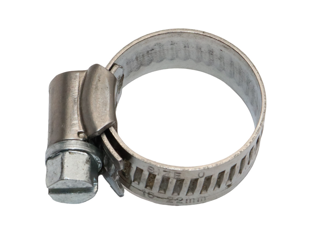 Stainless Steel Hose Clip (16mm - 22mm) - Jubilee Clamp For Hose (Pack of 5)