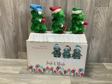 Animated & Singing Trio of  Christmas Trees  Cracker Barrel WORKING Video