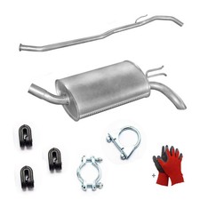 Auspuff Komplett  Renault Twingo  1.2i 8V  54/58//60 PS + Montagesatz