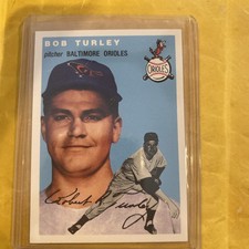 1994 Topps Archives - The Ultimate 1954 Series - #85 - BOB TURLEY Pwe 