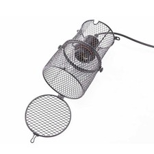 Reptile Heat Lamp Holder with Anti-hot Bracket, Pet Heat Lamp Lampshade Holde...
