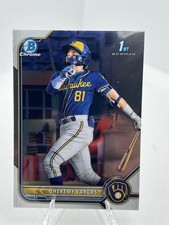 2022 Bowman #BCP-144 Jheremy Vargas 1st Chrome Prospects Brewers A48