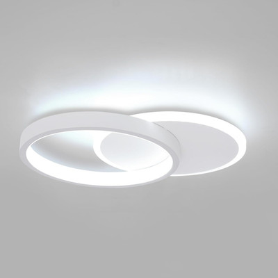 Plafoniera LED Soffitto 24W 2400LM Plafoniere LED Moderno, Bianco Freddo 6000K P