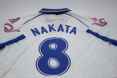 Asics Japan National Team 1998 NAKATA 8 Away Football Shirt Jersey