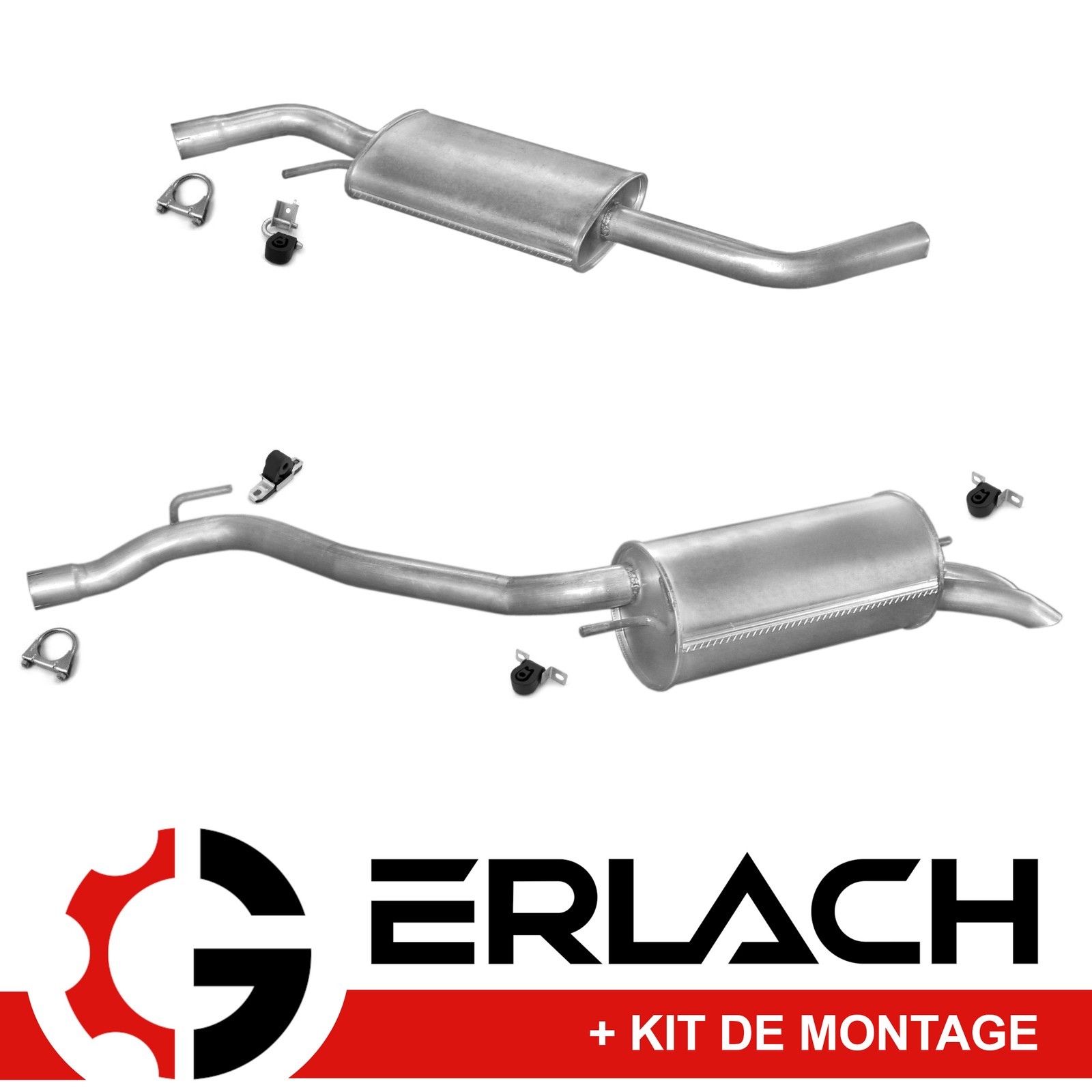 Silencieux d'échappement VW T4 4 2.5TDi TD 2920mm pot de rechange 578