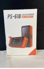 Boogostore PS-618 Waterproof Hand Crank Portable Hiking Solar Charger Power Bank