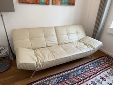 Lignet Roset Schlafsofa Smala, Top Zustand, Leder Creme, in Düsseldorf  