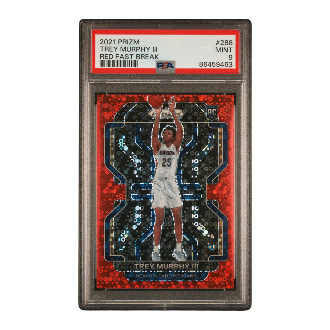 Trey Murphy III 2021 Prizm Red Fast Break #288 84/100 (PSA 9)