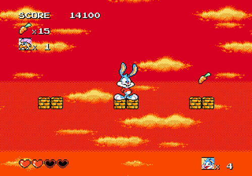 Tiny Toon Buster's Hidden Treasure - Sega Genesis Game - Picture 6 of 6
