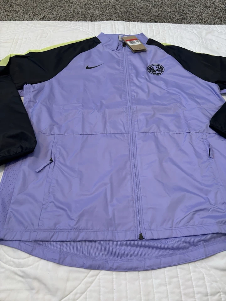Chaqueta Nike Club America Repel Academy Raglán Cremallera Completa Púrpura Grande Nueva con Etiquetas Foto 2 de 4
