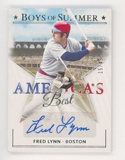 2024 Panini Boys of Summer FRED LYNN 💎 America's Best Auto /49