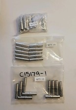 3/8 Stainless Steel Splicer Hose Barb Fittings, 28-pack, Perlik  C15179-1