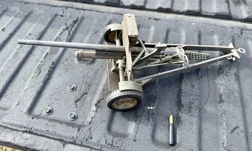 1/6th scale GIJoe Hasbro WWII anti-tank gun/ artillery piece