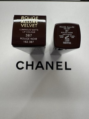 CHANEL Rouge Allure Velvet 387 ROUGE NOIR Lipstick - Spring 2026
