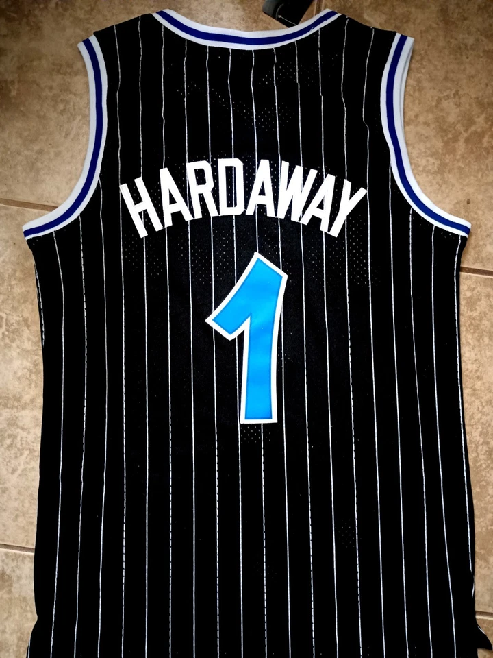 Camiseta Orlando Magic Anfernee Hardaway #1 camiseta cosida retro vendedor de Estados Unidos Foto 2 de 4