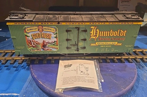#1 G Calibre USA TRAINS, HUMBOLDT BREWING COMPANY GOLD RUSH HBCX 82203, VAGÓN REFRIGERADO | Zustand: Used