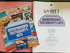 Vintage Reader's Digest Songbook "Remembering Yesterday's Hits" 1986