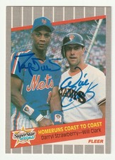 Click to enlarge Homeruns Coast to Coast (Darryl Strawberry / Will Clark)