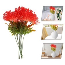 10 Pcs Red Spider Lily Artificial Flower Stems for Floral Arrangement