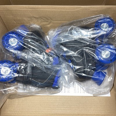 Roller Pacer Charger Boys P972B Youth Pacer Roller Skates Size JR 10 Black-Blue
