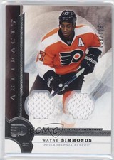 2016-17 Upper Deck Artifacts Dual Materials 58/125 Wayne Simmonds #76 2d8