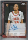 NOA ESSENGUE 2025-26 Topps Chrome Autograph Rookie Base CHI Bulls #TCAR-NE