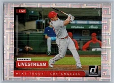 2021 Donruss #LS1 Mike Trout Livestream Vector