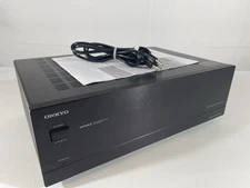 ONKYO M-282 STEREO POWER AMPLIFIER - 100 WPC IN 8 OHMS - Works - Spotless!