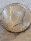 1964 Denver Mint Kennedy Half Dollar Business Strike, GEM/BU %90 Silver