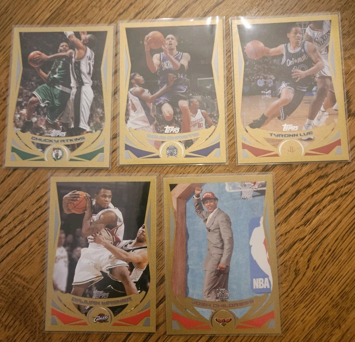 2004-05 Topps Gold Basketball 5 Different Cards Lot /99