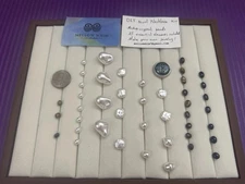 DIY colorful special-shaped resin pearl necklace