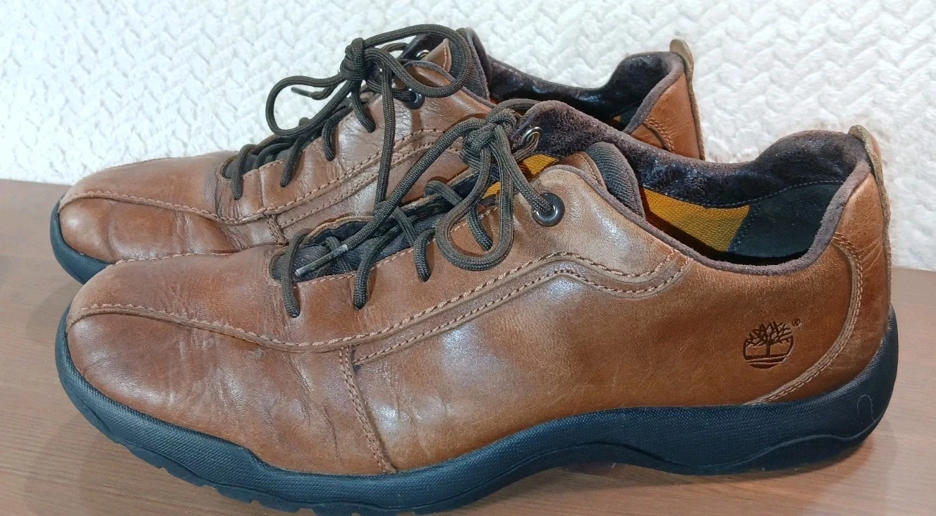 Timberland Earthkeepers 72120 GSR Oxford in pelle marrone taglia 11 M
