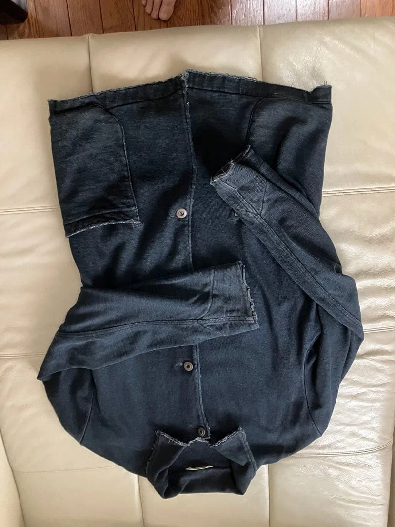 45rpm Indigo Navy Coverall Jacket Men's Size 3 L Used Workwear Style image 10