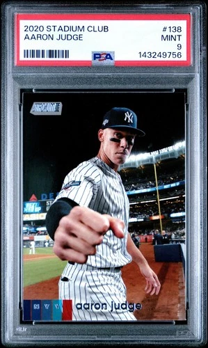 2020 Topps Stadium Club AARON JUDGE #138 PSA 9 MINT
