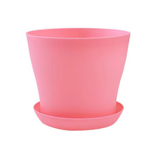 Plant Flower Pot Plastic 9 Colors 5 sizes Glos Pots Planter Saucer Tray Decor UK