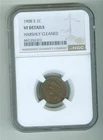 U.S. 1908-S INDIAN HEAD CENT NGC VF DETAILS HARSHLY CLEANED