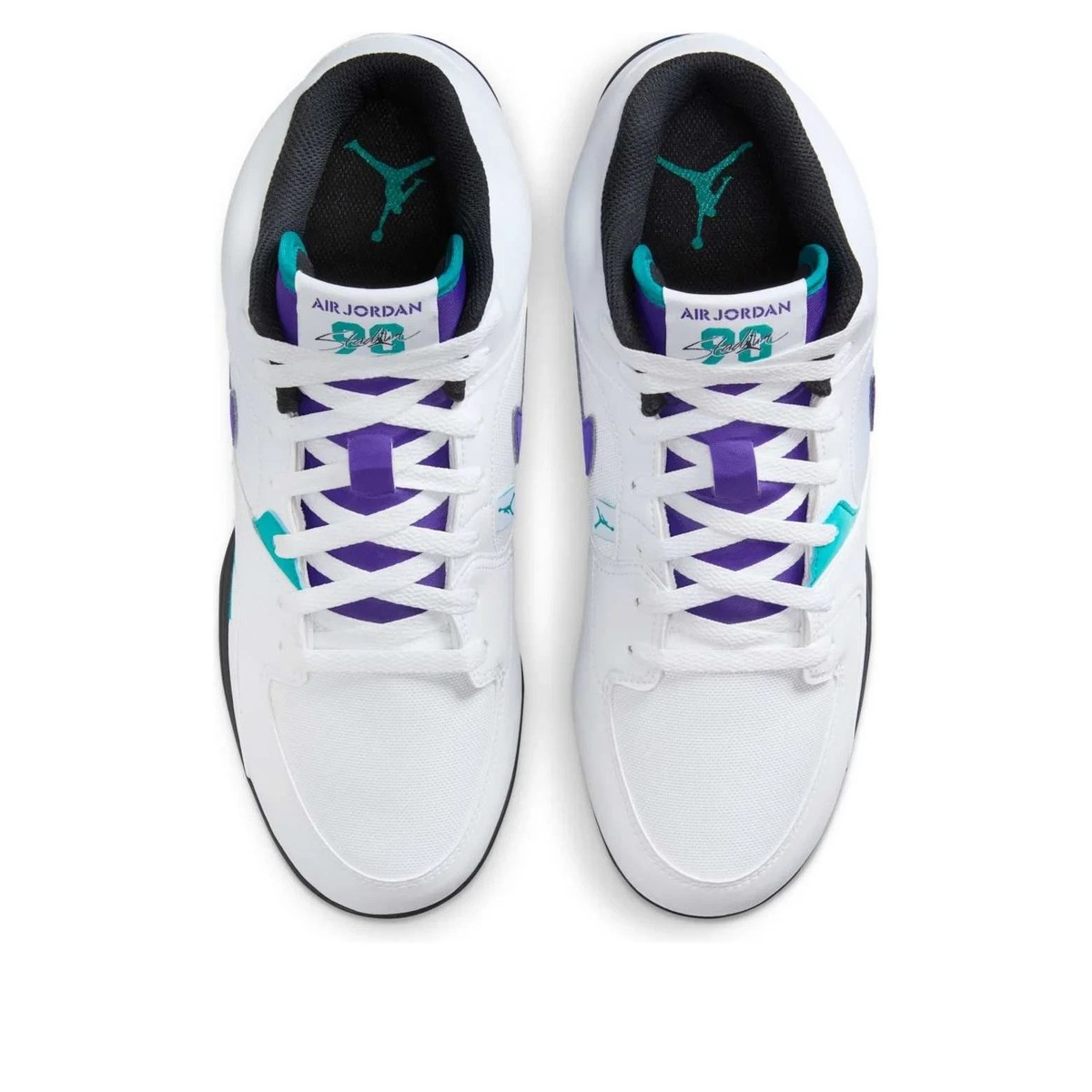 Jordan Men's Stadium 90 Low TD Football Cleats, White/Grape, Size