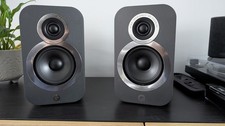 Q Acoustics 3010i Bookshelf Speakers, Graphite Grey, Pair