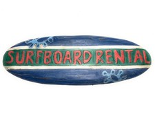 Surfboard Rental Rustic Surf Sign 20" - Surfing Accents bds1205850