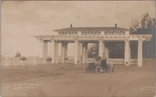 End of Cliff Drive Belle Terre Long Island LI Old Car 1910s RPPC Photo Postcard