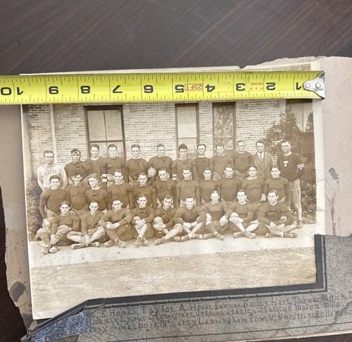 Antique College Football Team Photograph Texas Wesleyan SMU 1935-1941 - Picture 8 of 11