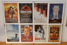 lotto mini locandine film plastificate 40 pezzi NO rivista CIAK CINEMA