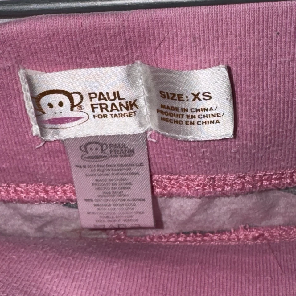 Paul Frank Julius Mono Pijama Pantalones Salón Corbata Corbata Talla XS Rosa Foto 4 de 4