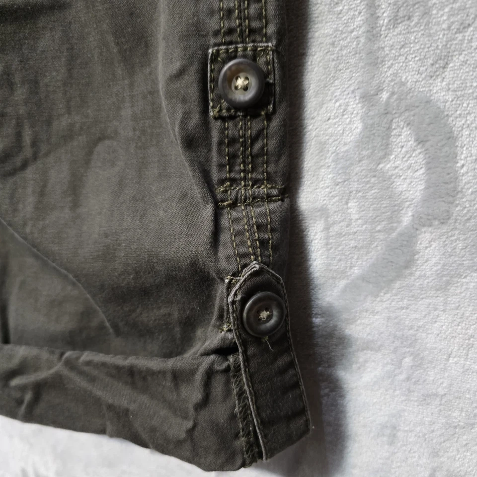 Pantalones Convertibles Merona Capri Rodilla Pantalones Cortos 16 Carga Verde Ejército Gorpcore Exterior Foto 4 de 4