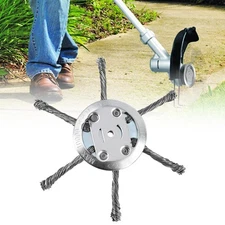6 Inch Steel Wire Weed Brush Cutter Trimmer Head String Trimmer Replacement Head