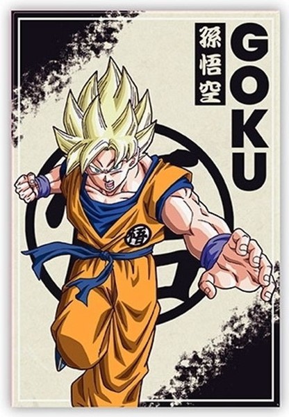 Gadget -D- Dragon Ball Z: Abystyle - Dbz Goku (Standard Magnet / Magnete) Abysty-image